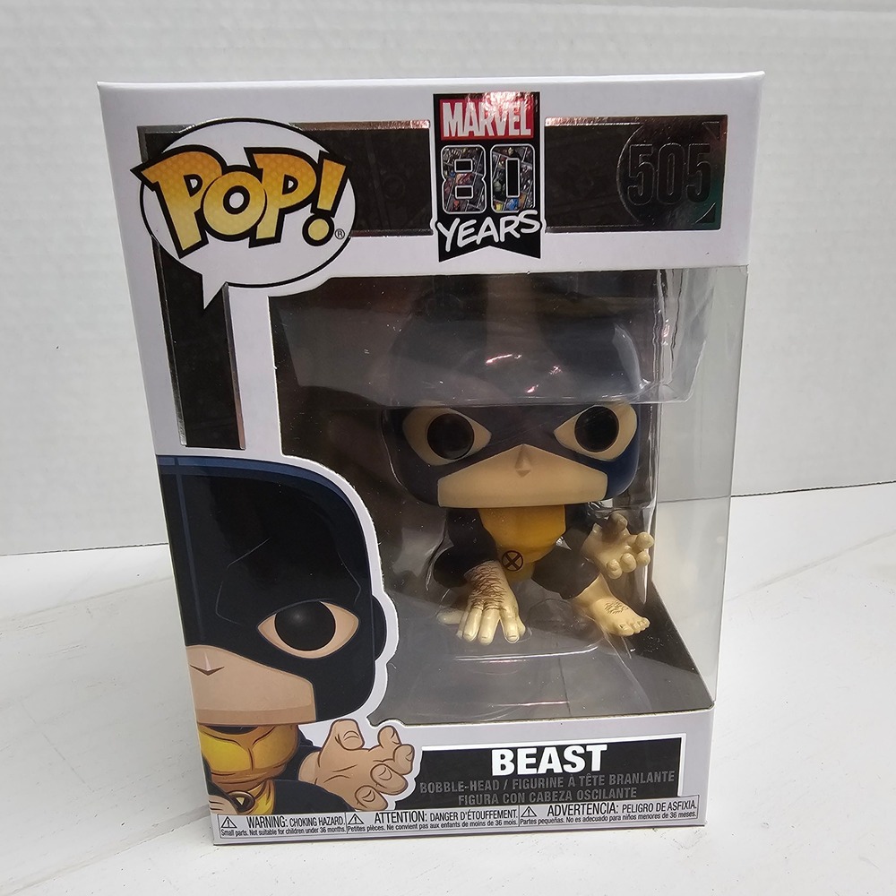 Funko Pop Marvel 80 Years Beast 505 First Appearance X-Men‎ Vinyl Bobble-Head